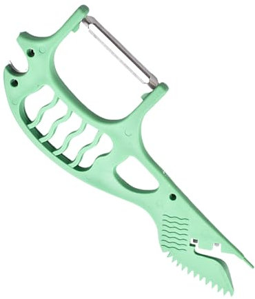 Pelador de verduras - Econome de mango cómodo, rallador antideslizante y raspador de escamas para frutas verduras y pescado