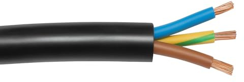 16mm² 3 Core Hi-Tuff NYY-J Cable – Outdoor & External Electrical Cable – Black Sheath – Cut Lengths Available (15)