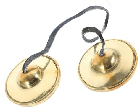 BESPORTBLE Kleine Meditationsglocke Tragbar und Leicht zu Tragen Handgefertigte aus Kupfer in Stilvollem Design für Zen Praktiken und Verschiedene Anlässe