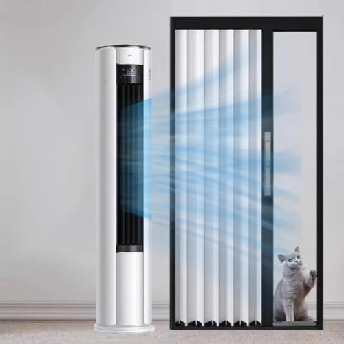 Artiz Aluminum Alloy Accordion Door, Folding Door Interior with Lock, Privacy Room Divider for Doorway Bedroom Basement Garage(30x80in/76x203cm)