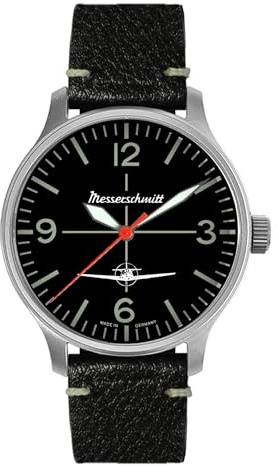 Messerschmitt Herren-Fliegeruhr DayDate Schwarz ME-6332-108