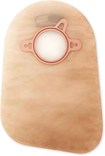 Hollister 18364 New Image 2-Piece 9” Closed Ostomy Pouch, Blue Color Code Match, 60 Pack, Transparent - 2-3/4” Flange Size, AF300 Filter