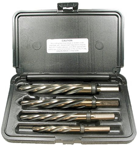 Viking Drill and Tool 12270 CR-4SP 4 piece Set Type 50-UB Standard Flute Magnum Super Premium Car Reamer