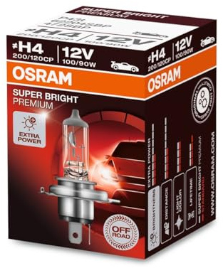 Osram 62204SBP Offroad Super Bright Premium H4 Projecteur Technologie Anti-Vibrations