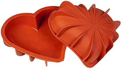 Stampo 205x186mm Silicone Professionale Silikomart SFT211 Cuore