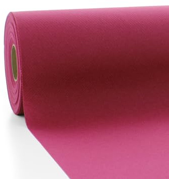 Sovie HORECA Linclass Airlaid Tischdeckenrolle Violett - Tischdecke 118cm x 25m - Einfarbige Papiertischdecke Rolle - Ideal für Party & Hochzeit