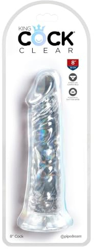 King Cock Realistic Dildo Clear 8