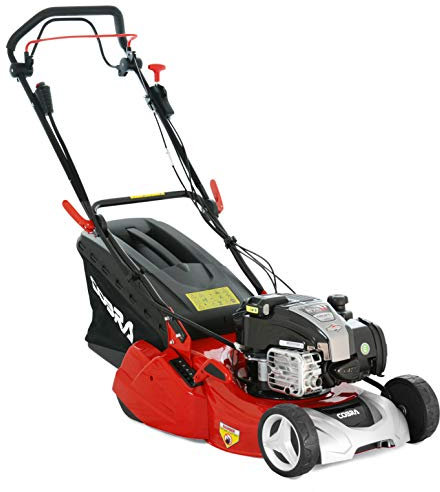 COBRA RM433SPBI 43cm (17in) Petrol Lawnmower with Rear Roller, 3 Speed Drive System and B&S Push Button Instart 575IS engine