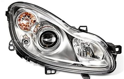 Faro Fanale Proiettore Anteriore DX Destro Per Smart 451 da 2007 a 2014 Alogeno H7 H7 Gruppo Ottico Luce Fanalino Regolazione Elettrica