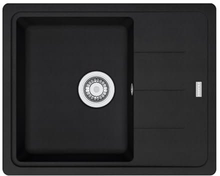 Franke Basis BFG 611-62 114.0657.810 - Fregadero de granito, color negro mate