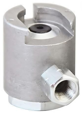 PRO SOURCE Grease Gun Button-Head Coupler: 1/8 NPT Thread, 5/8 Button Diameter