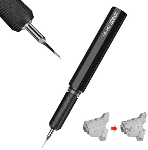 Stedi Model Scriber, Tungsten Steel Blades 0.2 mm, for Scribing Line, Engraved, Panel Line, Resin, Black