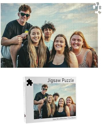 Zysta Fotopuzzle 500 Teile Puzzle mit eigenem Foto Personalisierte Fotopuzzle, 52x38cm - Individuelles Puzzle mit Foto-Schachtel (1000 Teile)