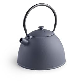 IBILI - Tetera hierro fundido Navan, 1.1 litros, Interior esmaltado, Apto para inducción