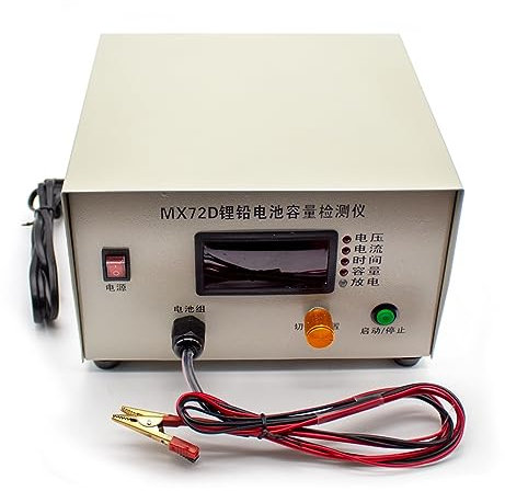 Tester Batterie, Serie di tester di capacità della batteria al litio ad alta precisione Misuratore di scarica della batteria Rilevatore di test della batteria al litio intelligente MX72D