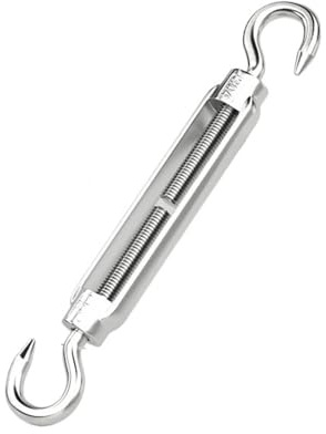 1 pz M4-M27 tenditore a gancio e gancio in acciaio inossidabile 304 for cavi, tenditore for cavi, tenditore for vela ombreggiante, stendibiancheria(M12)