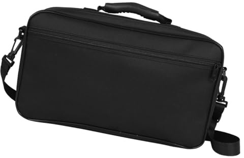 Oboentasche aus Oxford Stoff als Schultertasche in Schwarz | Tragbar für Auftrittsreisen, Große Kapazität für Zubehör, Praktische Aufbewahrung für Oboe