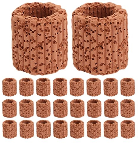 YARNOW 30pièces Supports de Poids pour Plantes Aquatiques Anneaux de Fixation pour Plantes Aquarium Accessoires de Décoration pour Aquarium