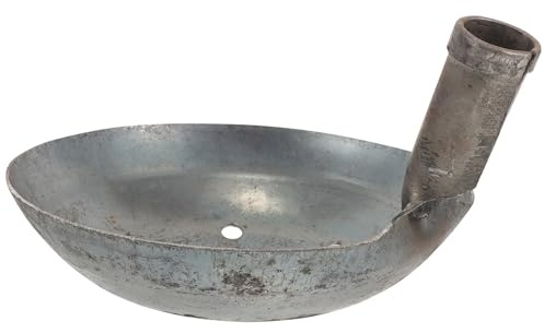 Pala per Fanghi in Ferro Design Verticale e Forato, Pulizia Scoli | Paletta Immondizia, Grande Capacità, Accesso Facile alle Zone Difficili, Riutilizzabile per Manutenzione Domestica