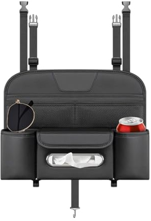 Tktouci Organizador Para El Asiento Trasero Del Automóvil - Organizacion Multifuncional Del Asiento Trasero | Organizador Para Caja De Pañuelos Y Vasos De Bebida,Para Vehículos SUVs RVs Minivans