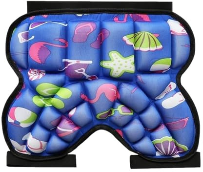 YGMNQAL Pantaloncini protettivi for Bambini Pantaloni da Sci Skate Snowboard Protezioni Imbottiti for Pattinaggio a rotelle(Blue)