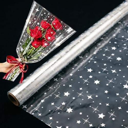 Papel de regalo celofán transparente