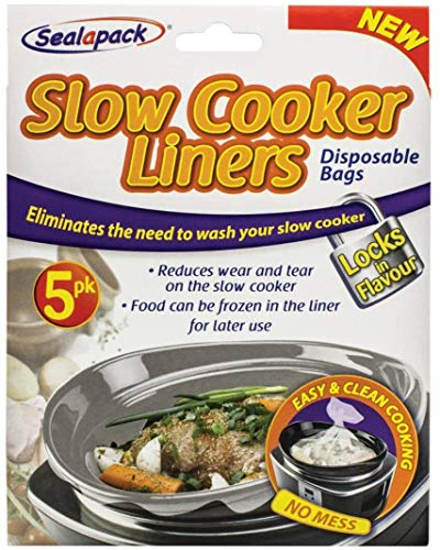 Sealapack 3 x Slow Liners Cooking Bags Pack of 5 for Round & Oval Cookers, Universal