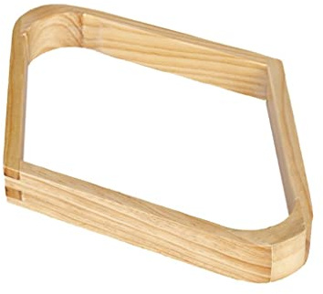 sharprepublic Billiards 2 1/4 9 Ball Wood Diamond Rack Heavy Duty Pool Table Accessory