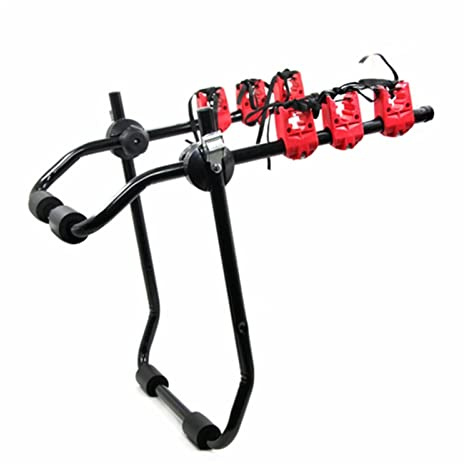 guostar Barras Techo Portabicicletas Trasero Universal para Coche Portabicicletas para Carga De 3 Bicicletas De Menos De 60 Kg Soporte Plegable para Bicicleta De Coche Barras Superiores