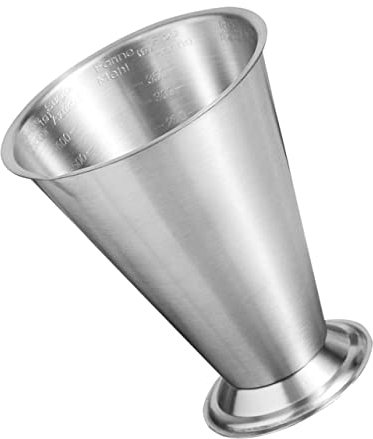Cabilock Tasse à Mesurer Acier Inoxydable Doseur Pour Farine Et Boissons Mesureur Pour Liquides Et Ingrédients Secs