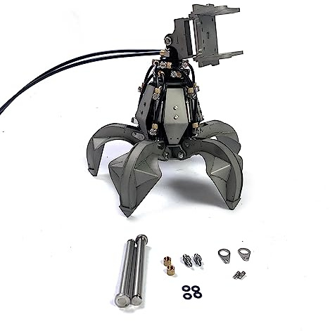 LESU 1/14 Orange Peel Greifer Metall Unlackiert Unmontiert für AC360 ET26L ET30H RC Hydraulikbagger Modelle Zubehör