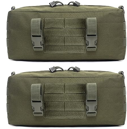 WYNEX Tactical Increment Molle Pouch, vertikale EDC Utility Pouches Militär Mehrzweck Große Kapazität mit Schultergurt Wasserdichtes Zubehör Modulares Design