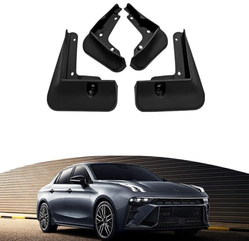 Bqieai 4PCS Auto Vorne Hinten Schmutzfänger, Für Lynk & Co 03 2023 Rad Spritzschutz Kotflügel Staubdicht Schlamm Klappen Car Styling Zubehör