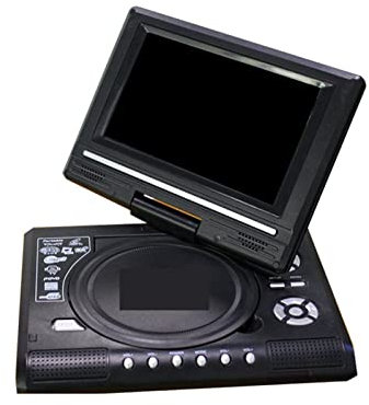 XINHAN Mini Lecteur DVD Disque CD numérique de Bureau de 7,8 Pouces avec télécommande - DVD Portable