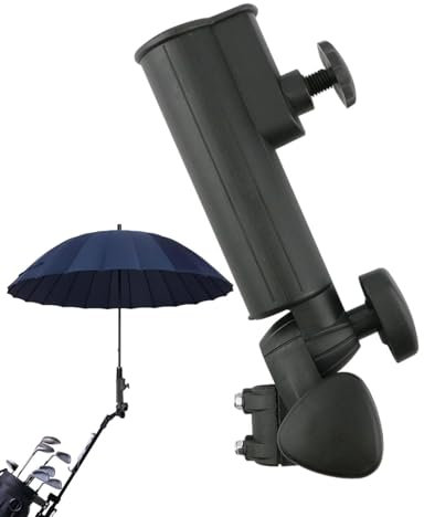 Bvizyelck Golf Schirmhalter Golf Cart Schirmhalter Golfwagen Golf Trolley Regenschirmhalter Regenschirm Halter Regenschirmhalterung Verstellbare Kinderwagen Regenschirm Ständer Für Golf