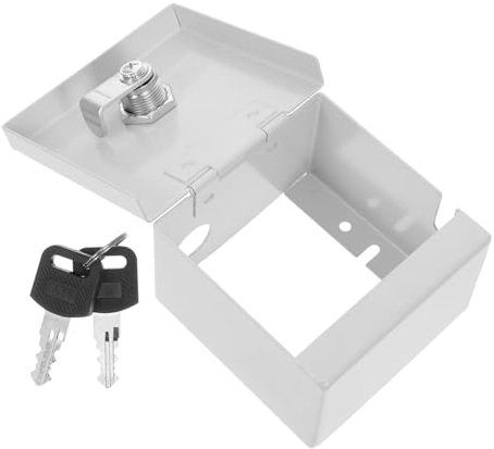KONTONTY Weatherproof Outdoor Electrical Junction Box Lock, Wall Mounted Waterproof Socket Protection Case for Electronics, Electrical Box Repair and Extension