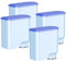Lot de 4 filtres à eau de rechange à 2 niveaux compatibles avec Philips AquaClean CA6903/10 CA6903/22 CA6903, pour machines à café automatiques Saeco & Philips