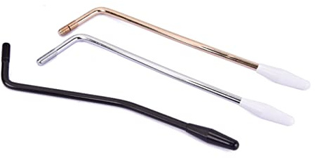 3 Stück Gitarren Tremolo System 6, 0mm für St E-gitarren | Metall, Schnell Montierbar, Inklusive Armhebel, Ersatzteile für Musiker und Spieler, Modell Gaq205