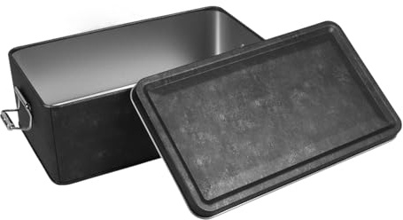 ULTECHNOVO Iron Tin Box Biscuit Tin Storage Cookie Jars Lids Airtight Storage Christmas Biscuits