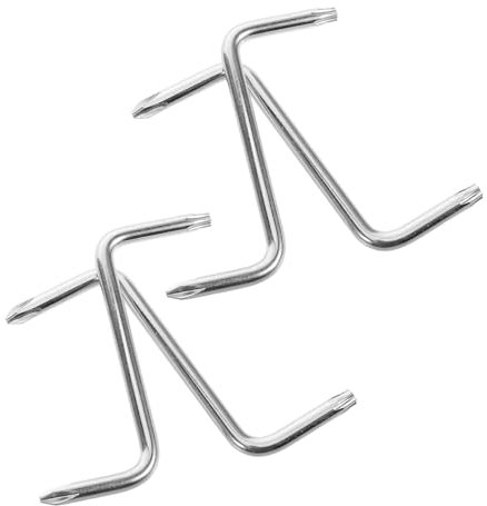 MAGICLULU 4pezzi Cacciaviti Testa Piatta Di Precisione Per Elettrodomestici e Parafanghi Auto Cacciavite Offset Tipo z Per Spazi Ristretti Accessori Per Riparazione Veicoli e Elettrodomestic