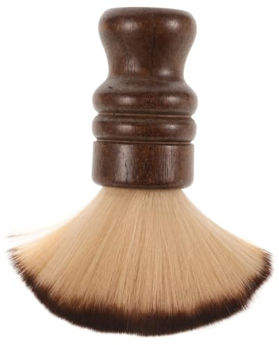 Beaupretty Brosse de Nettoyage pour Coiffure Grosse Taille Manche Ergonomique Solide Professionnels et Particuliers Usage Salon de Coiffure Éclairement des Poils Coupés Café