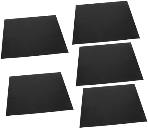 Gatuida 5 piezas Alfombrillas para Barbacoa Resistente al Calor Antiadherentes y Reutilizables para Horno y Bandejas de Cocina