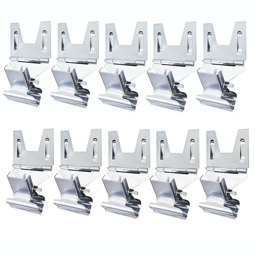10 stycken 5,2 x 2,8 cm prisskylt-klämma, priskortklämma för bröd stormarknadsskylt-klämma, kontor, jubileer fest, också mycket lämplig för prisutmärkelse i butiken.