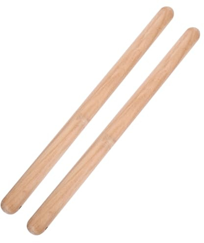 Toyvian Baquetas Livianas y Resistentes de Taiko de Madera para Instrumentos de Percusión en Musical Ideales para Niños y Adultos