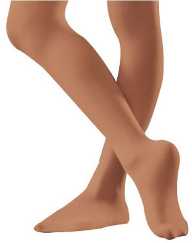 Danskin Women's Compression Footed Tight, Toast, D