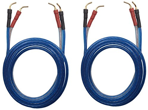 KK CABLE ZB-ZB HiFi-OFC-Lautsprecherkabel, 1 Paar (insgesamt 8-poliger Stecker), 3 m KK CABLE