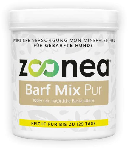 Zoonea® Barf Mix Pur - Idealer Barf Zusatz für Hunde - 250 Gramm