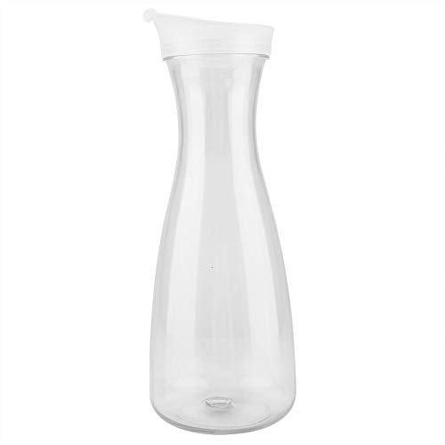 Jarra de agua, acrílico 600 ml / 1000 ml / 1600 ml Botella de jugo transparente Jarra de agua Jarra de jugo helada con tapa para uso en el hogar(1600ml)