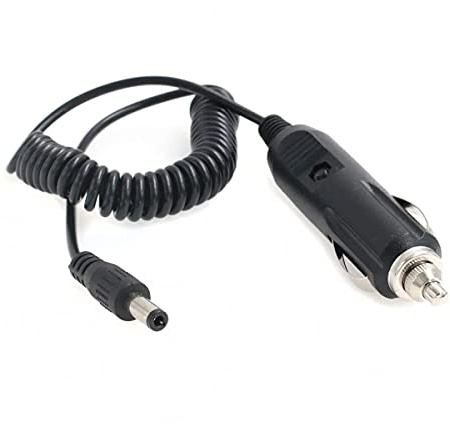 SZRMCC Gerade DC 5,5 x 2,1 mm KFZ-Ladekabel 12V-24V Zigarettenanzünder-Netzteil-Ladekabel, geeignet für tragbaren DVD-Player, Auto, LKW, Buskamera, Auto-DVR
