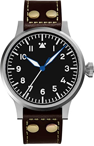 Hruodland PT5000 Mov't 10ATM Reloj de pulsera mecánico para hombre, estilo retro, automático, 42 mm, color 3, correa, Color 3, Correa